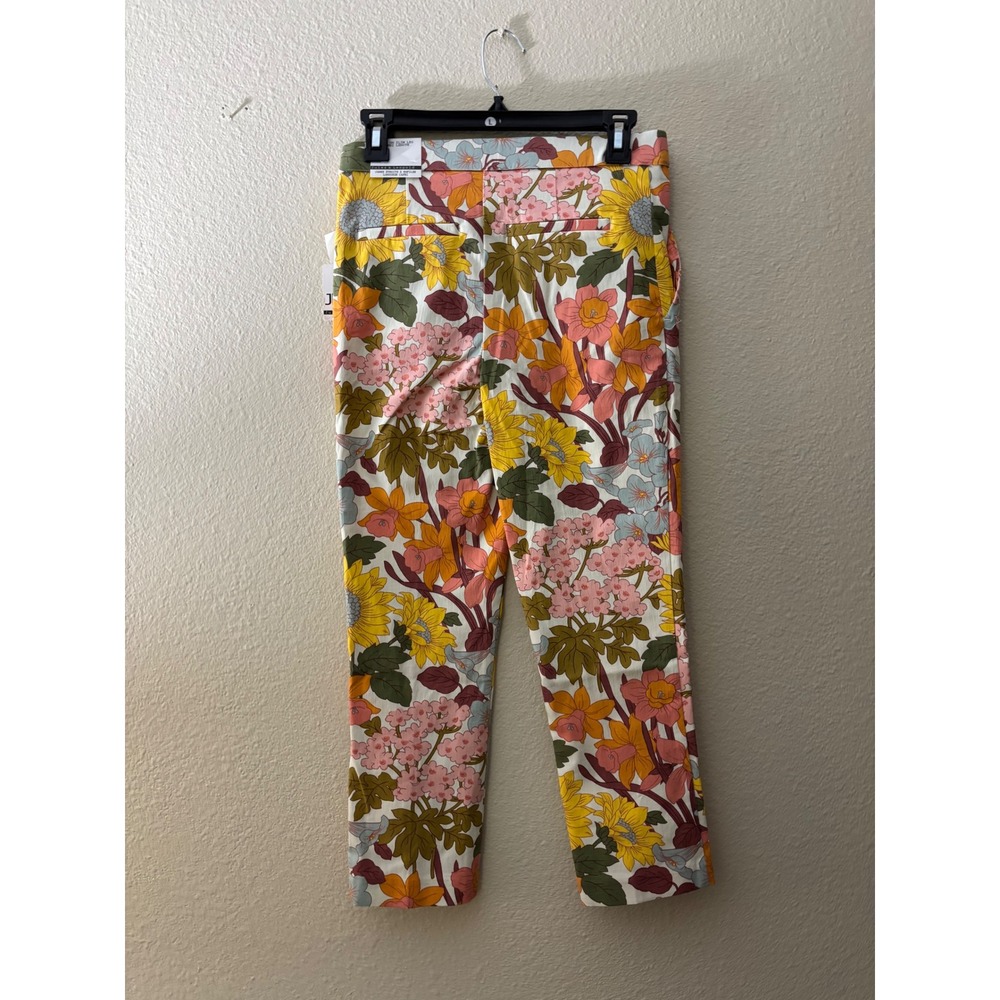 Jules & Leopold Floral Slim Leg Capri Pants Yellow Pink Sunflower NWT S/P
A1138 - Picture 2 of 6